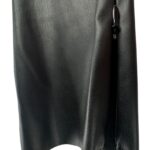 Zara Skórzane Spodnie Damskie 38 M - zdjęcie 3