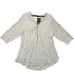 Quiz Bluzka Koronkowa Damska z Dekoracyjnym Zapięciem - zdjęcie 1