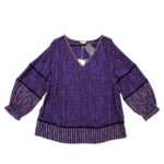 Bluzka damska Monsoon EU40 L granatowa grochy - zdjęcie 1