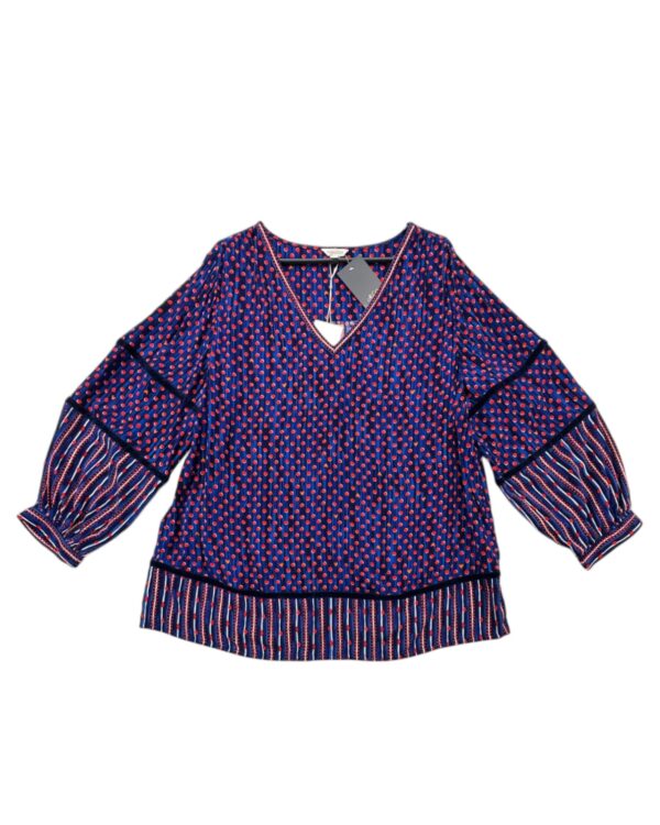 Bluzka damska Monsoon EU40 L granatowa grochy