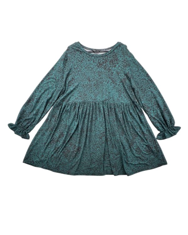 Sukienka damska New Look, zielona, wzór abstrakcyjny, Panterka rozmiar 46 EU