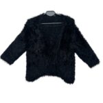 Miyoko Czarny Rozpinany Sweter S/M - zdjęcie 1