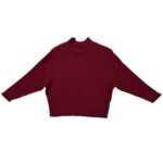 Zestaw Blzuka Spódnica Damska Bordowy Prążek EU 38 M - zdjęcie 3