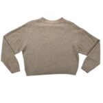 HM Damski Beżowy Sweter V-neck S 36 EU - zdjęcie 3