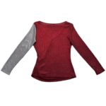 Bluzka Damska Błyszcząca Dwukolorowa L EU40 - zdjęcie 3