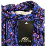 TU Damska Kolorowa Koszula z Wiązaniem na Plecach 52 EU - zdjęcie 3