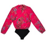 Mira Co Body Damskie Kwiatowe Różowe - zdjęcie 3