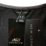 New Look Sukienka Srebrny Błyszczący Wieczorowa L EU 40 - zdjęcie 2