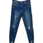 Zara Girls Jeansy Z Naszywkami 11 12 Lat 152cm - zdjęcie 4