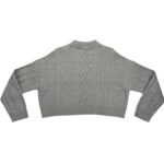 Primark Sweter Damski Warkocz Szary EU 42/22 L - zdjęcie 2