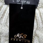 Primark Kamizelka Pleciona Kremowa Z Koszulą Damska Ecru L EU 40 - zdjęcie 3