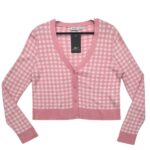 Stradivarius Kardigan Damski Sweter Kratka Różowy M EU 38 - zdjęcie 1