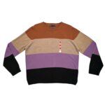 MS Collection Sweter Damski Paski Kolorowa Supersoft EU 46 - zdjęcie 1