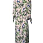 Sukienka Neon Rose z Tropikalnym Motywem M 38 EU - zdjęcie 2