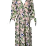 Sukienka Neon Rose z Tropikalnym Motywem M 38 EU - zdjęcie 1