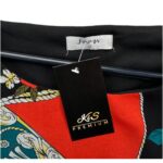 Soon Bluzka Damska Patchworkowa z Paskiem L 40 EU - zdjęcie 2