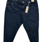 MS Krókie Spodnie Damskie 3/4 Mom 22 Short Jeans - zdjęcie 1