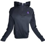 FF Czarna Bluza z Kapturem i Zamkiem 164 CM 13-14 YRS - zdjęcie 1