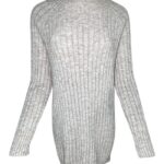 Sweterkowa Sukienka Damska Beż EU 36 S - zdjęcie 1