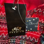 George Sukienka Świąteczna Dziecięca 3 4 Lat Czerwona Krata - zdjęcie 2