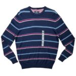 Atlantic Bay Męski Sweter w Paski L 40 EU - zdjęcie 1