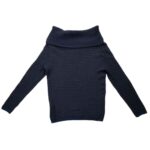 Designers Sweter Damski Golf Granatowy EU 38 M - zdjęcie 3