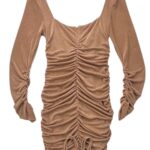 Club L London Sukienka Marszczenia Błyszcząca EU 40 L - zdjęcie 3