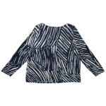 MS Bluzka Damska Wzór Granatowa EU 48 Classic - zdjęcie 3