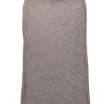 FF Komplet Sweter Spódnica Damski Beż EU 42 XL - zdjęcie 3