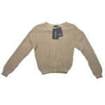 Pretty Little Thing Sweter Damski Beżowy EU 38 M - zdjęcie 1