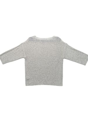 FF Sweter Damski Cekiny Biały Srebrny EU 42 XL - zdjęcie 3