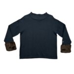 Rabalder Sweter Damski Futerko Granatowy - zdjęcie 1