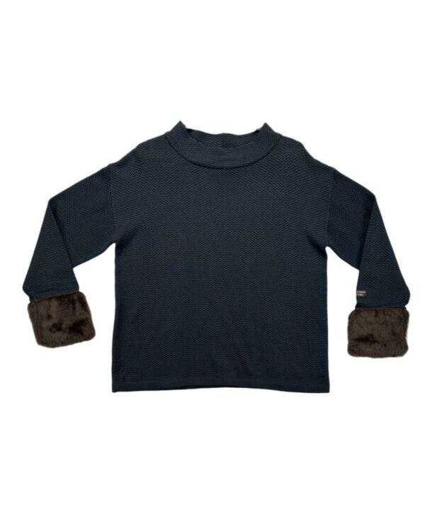 Rabalder Sweter Damski Futerko Granatowy