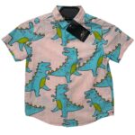 Next Koszula Krótki Rękaw Dziecięca Dino 110 CM - zdjęcie 1