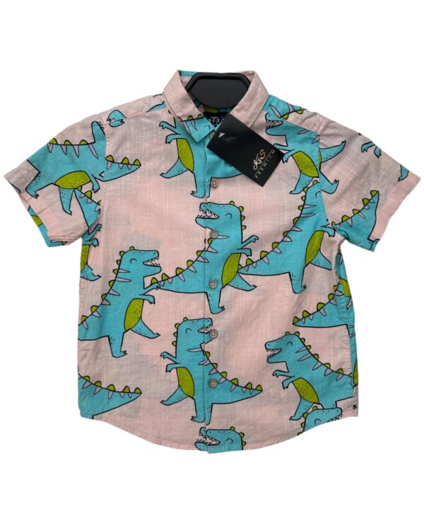 Next Koszula Krótki Rękaw Dziecięca Dino 110 CM
