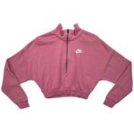 Nike Rózowa Bluza z Zamkiem XS 34 EU