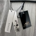 Roman Narzuta Damska Srebrna Frędzle M/L Prześwitująca - zdjęcie 3