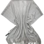 Roman Narzuta Damska Srebrna Frędzle M/L Prześwitująca - zdjęcie 4