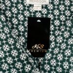 Monsoon Sukienka Damska Zielony Biały Wzór EU 50 - zdjęcie 2