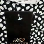 Tu Bluzka Damska Czarna Biały Wzór EU 48 - zdjęcie 2