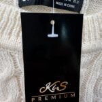 Sukienka Sweterkowa Warkocz Beż EU 42 XL - zdjęcie 3