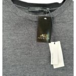 Calvin Klein Szary Męski Sweter z Wyszywanym Logo XL 42 EU - zdjęcie 2