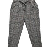 New Look Spodnie w Kratę z Wiązaniem - zdjęcie 3