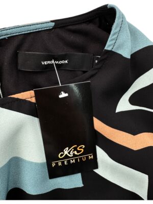 Vero Moda Wzorzysta Sukienka z Falbanką S 36 EU - zdjęcie 2
