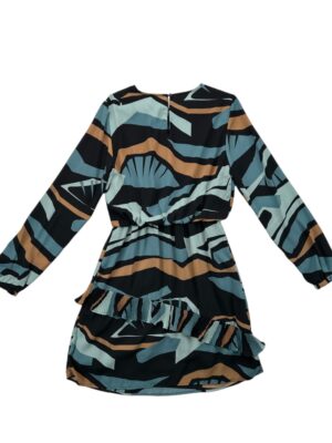 Vero Moda Wzorzysta Sukienka z Falbanką S 36 EU - zdjęcie 3
