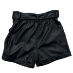 River Island Czarne Skórzane Spodnie z Paskiem 13-14 YRS 158-164 CM - zdjęcie 2