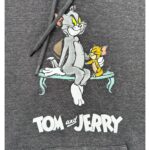 Primark Szara Bluza z Kapturem Tom Jerry M 38 EU - zdjęcie 2