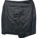 Missguided Spódnica Skórzana z Zamkiem S 36 EU - zdjęcie 2