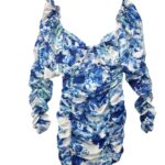 Katch Me Wzorzysta Sukienka z Marszczeniami XXL 44 EU - zdjęcie 1