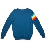 Sugarhill Brighton Sweter Damski Niebieski Tęcza  EU 42 XL - zdjęcie 3